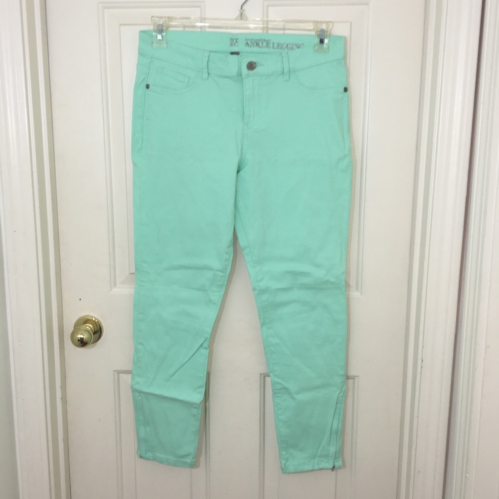 New York & Co. Mint Leggings-10